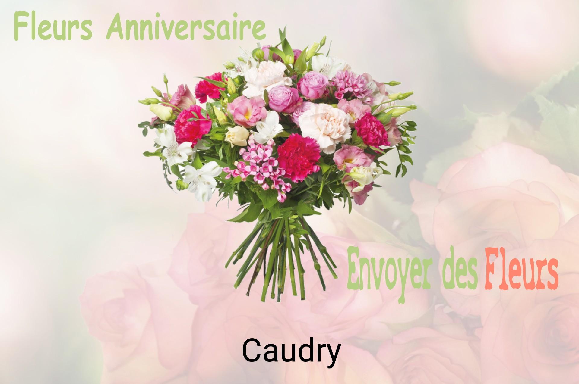 Bouquet de fleurs d’anniversaire livré à Caudry
