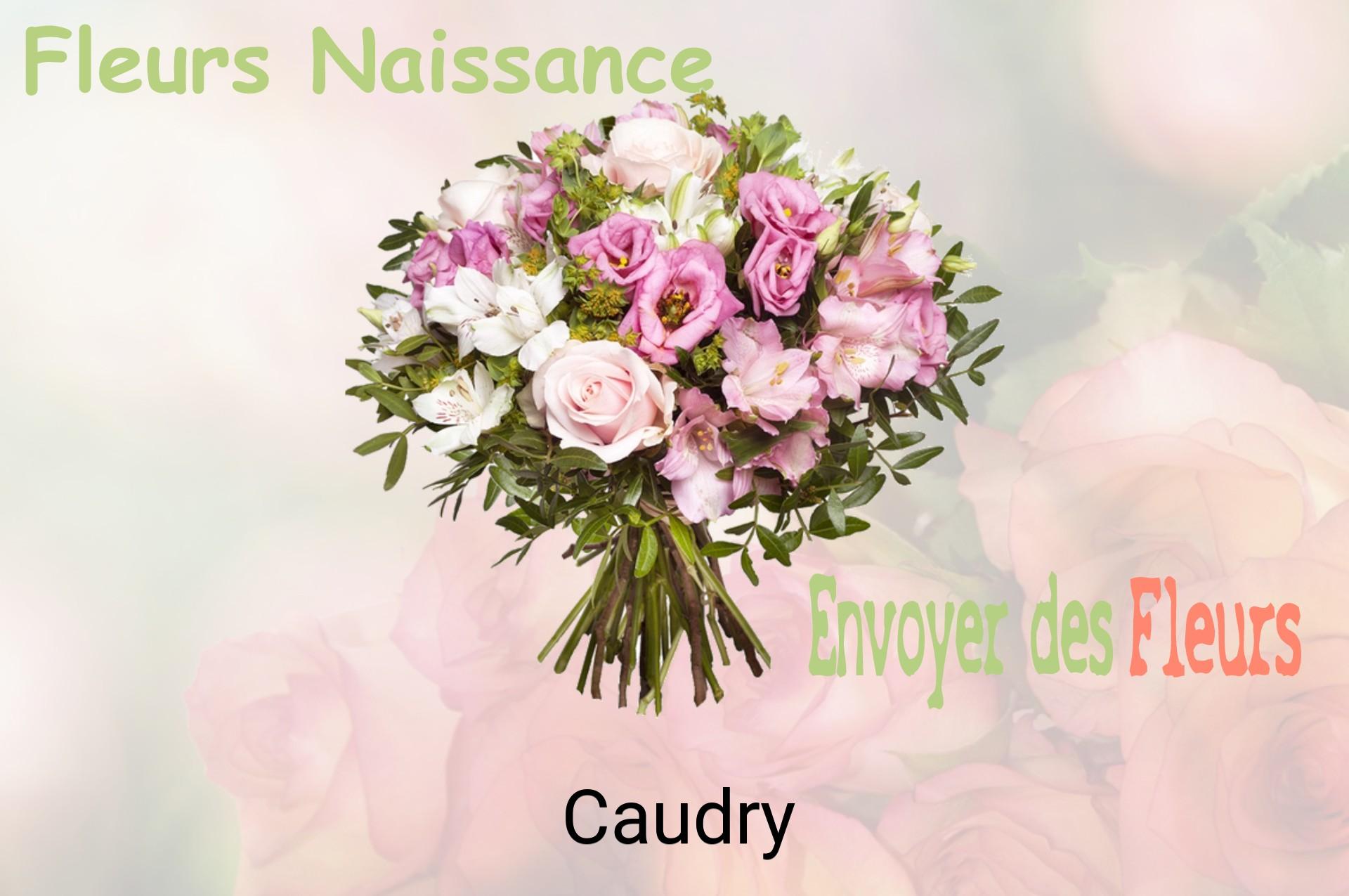 Bouquet de fleurs de naissance livré à Caudry